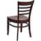Flash Furniture Hercules Restaurant Chair, 17-1/4 in W 20" L 33-3/4" H XU-DGW0005LAD-MAH-GG - alternate 6